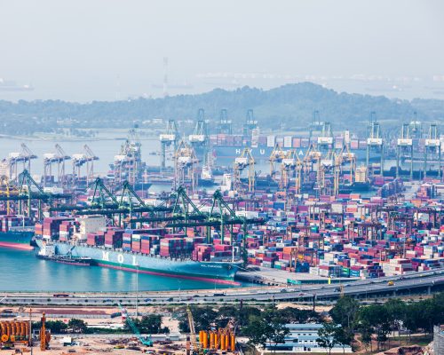 Singapore october 18 2014 port singapore it s world s busiest transshipment port world s second busiest port terms total shipping tonnage