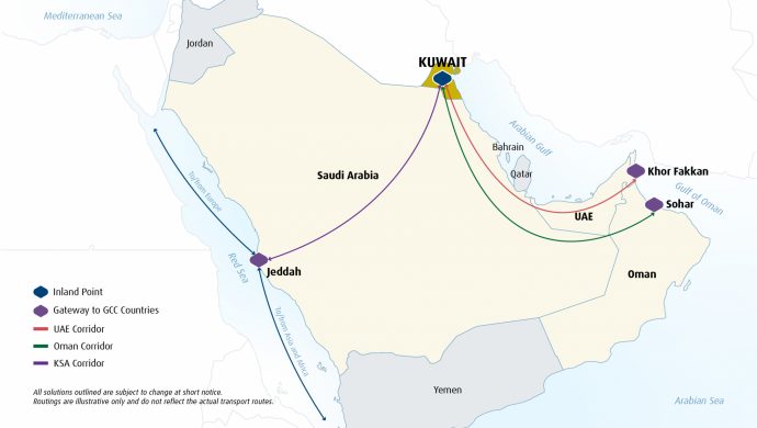 Kuwait - GCC Transit Solutions | GAC